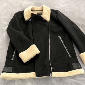 BNWT Zara Faux Suede Coat